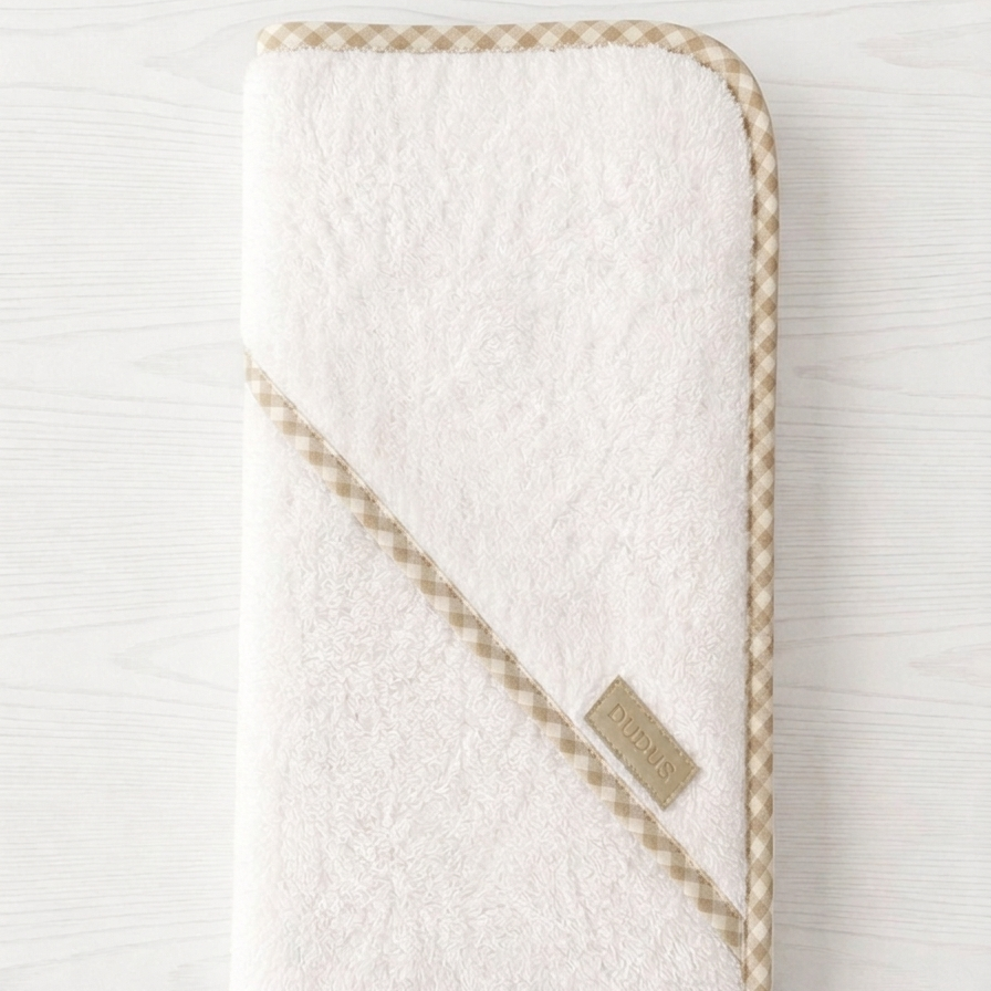Capa de Baño de vichy Bordada