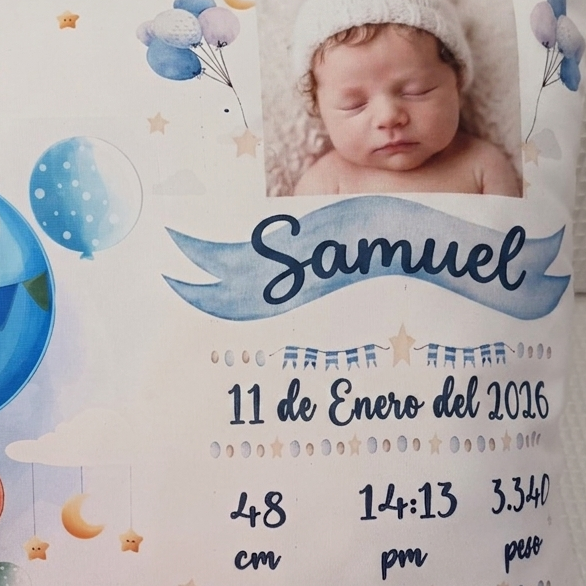 Cojín Natalicio BamBam