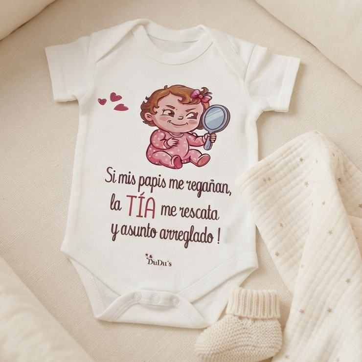 Body Bebé Tía Personalizado