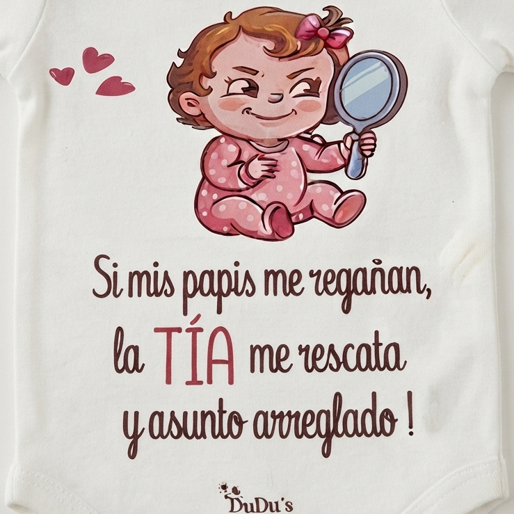 Body Bebé Tía Personalizado