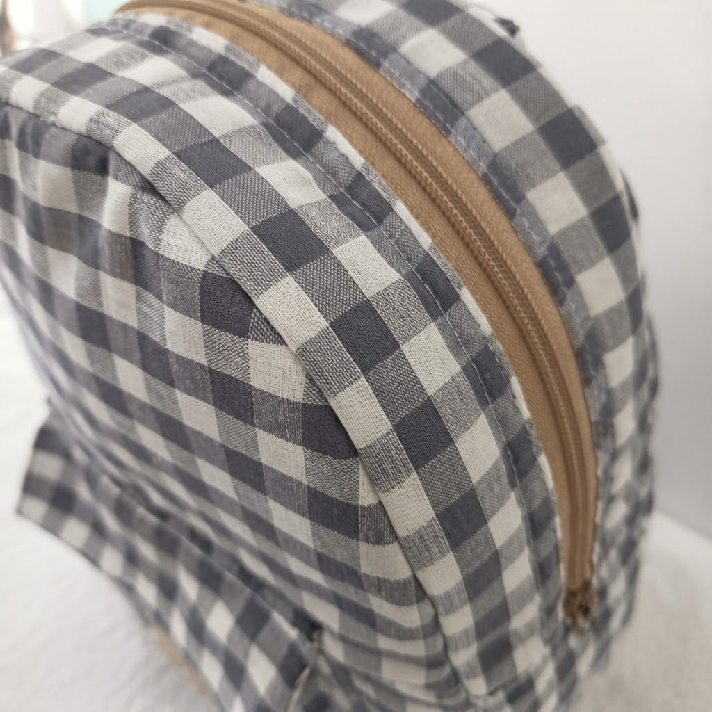 Mochila Scout Basic Vichy Antracita Personalizable