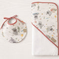 Capa de Baño y Babero Colección Hippo  Personalizable