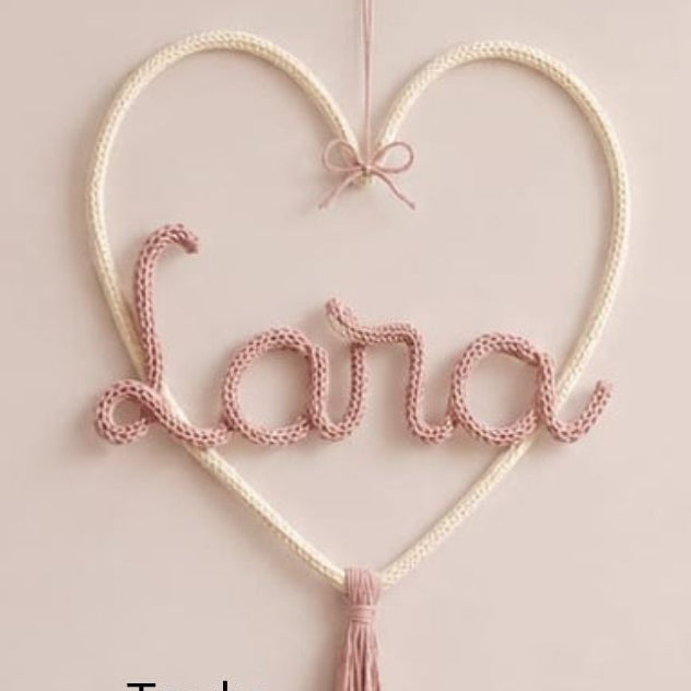 Corazón personalizado con nombre