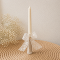 Vela Artesanal Personalizada Bautizo & Comunión Almond