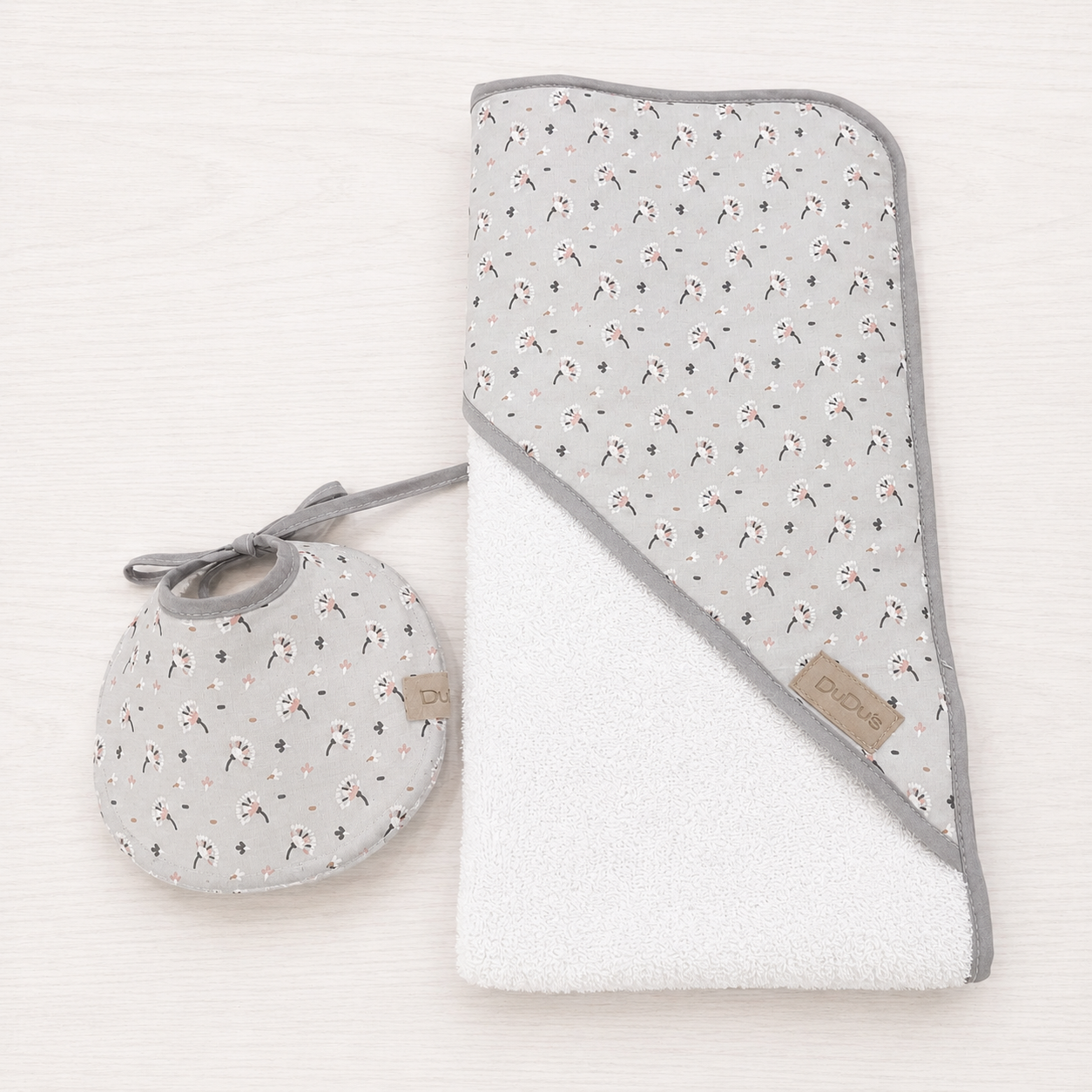 Capa de Baño y Babero Colección Algodón Personalizable