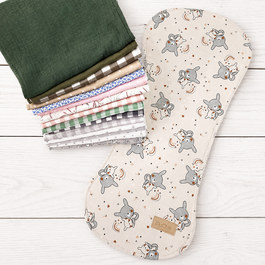 Pack de 3 Toallas SalvaBaBas SIN NOMBRE Reversible BimBa Rizo /Algodón (Copia)