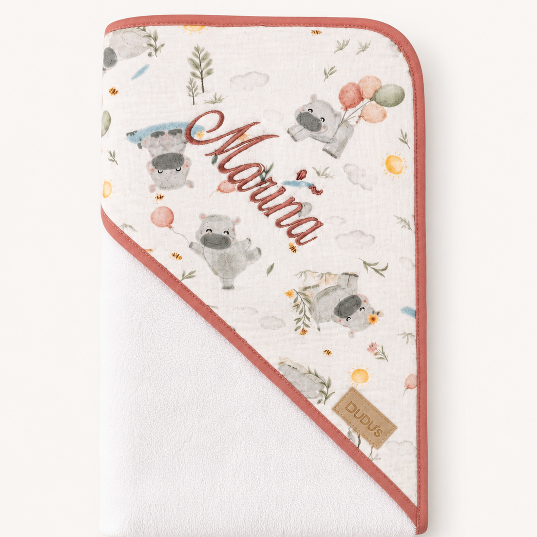 Capa de Baño Hippo Personalizable