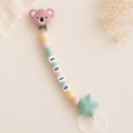 Chupetero  de Silicona Personalizado Unicornio