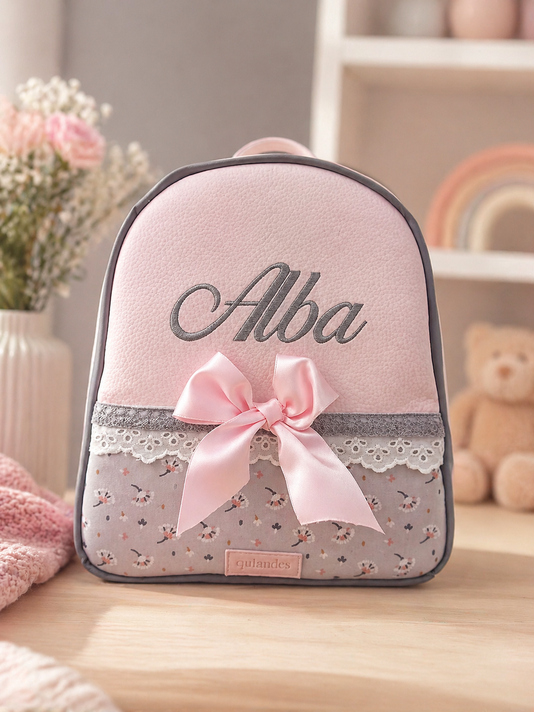 Mochila Infantil Personalizable Bordada